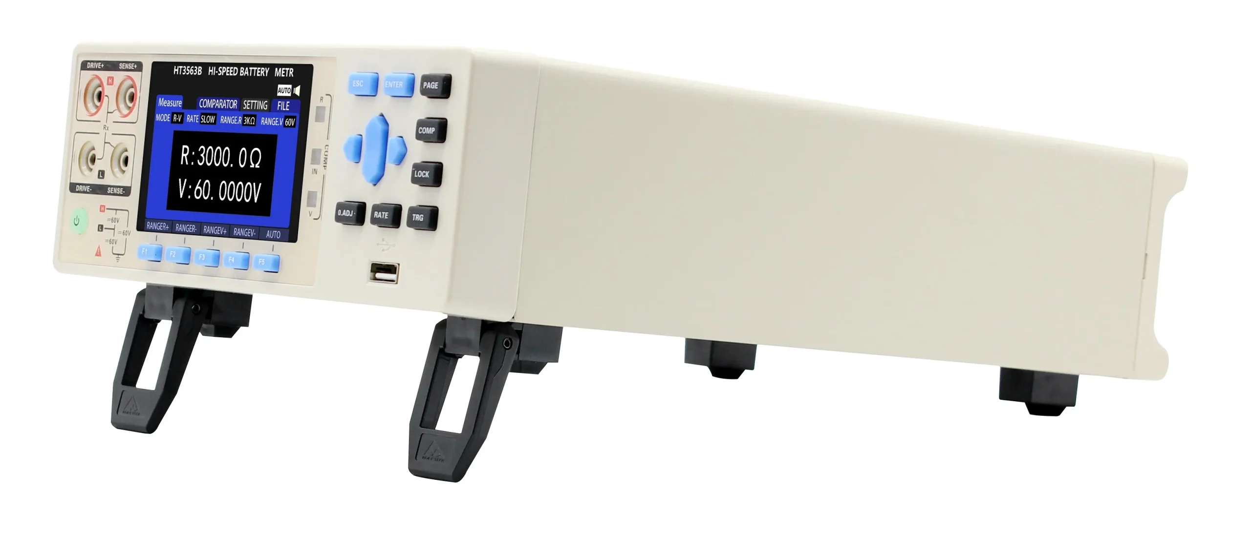 HT3563B Precision battery tester left veiw