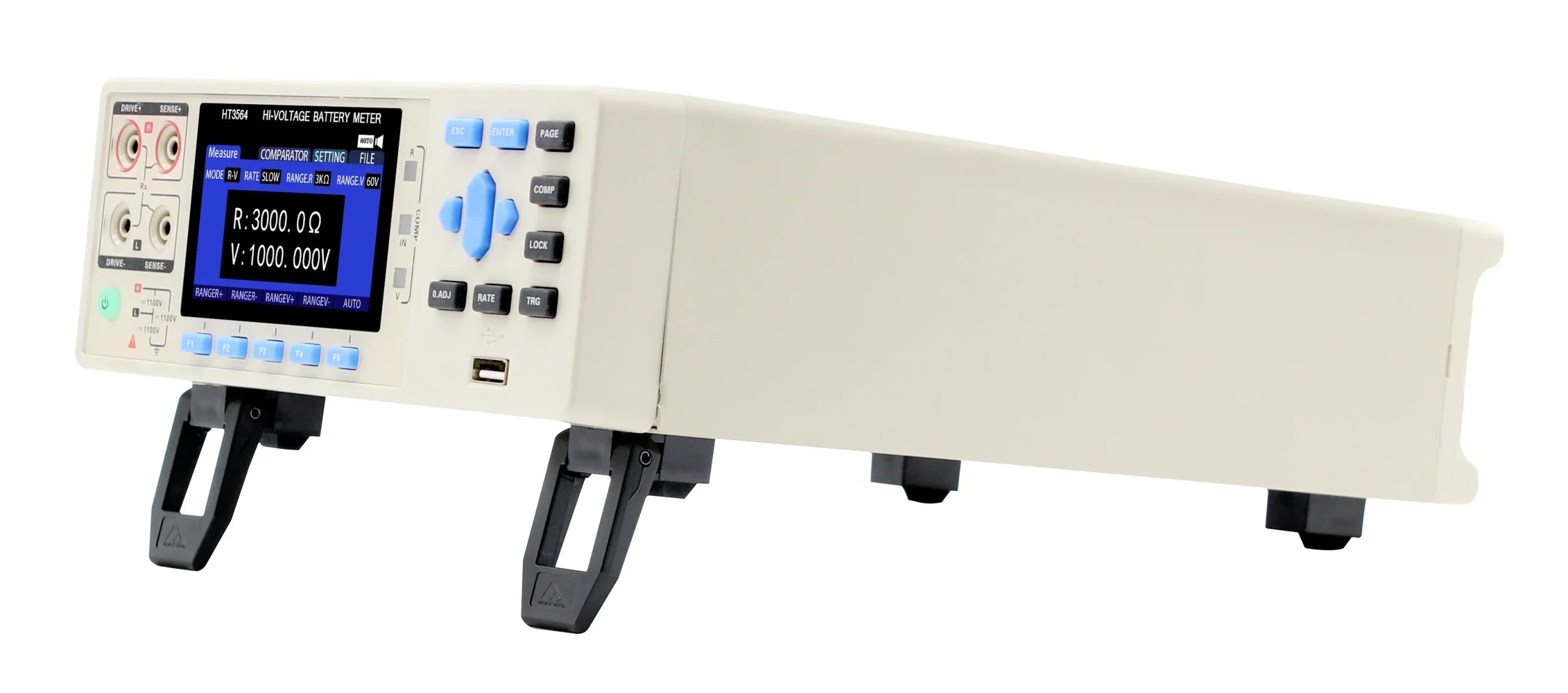 HT3564 hight voltage battery internal resistance tester left view