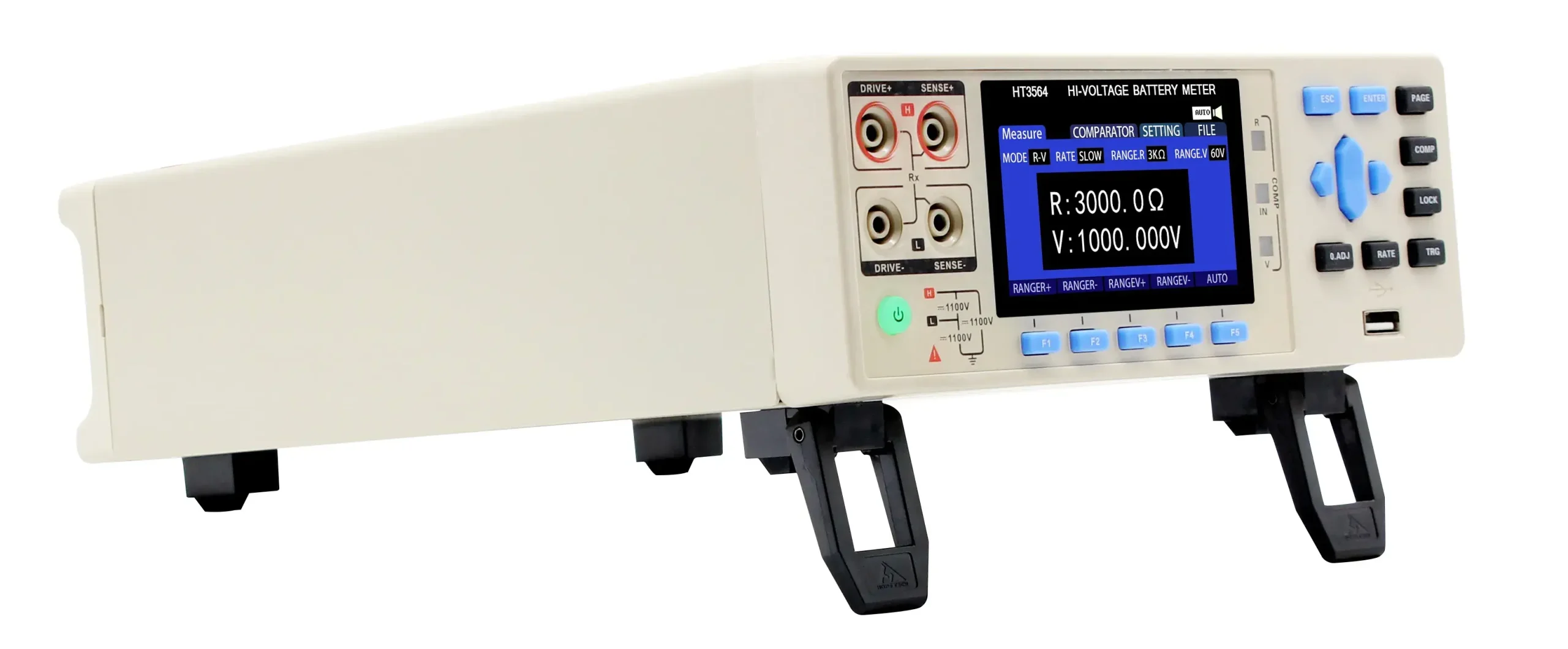 HT3564 hight voltage digital battery tester 1000V right view