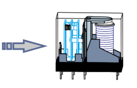 Relay contact point burnt when using traditional discharging 