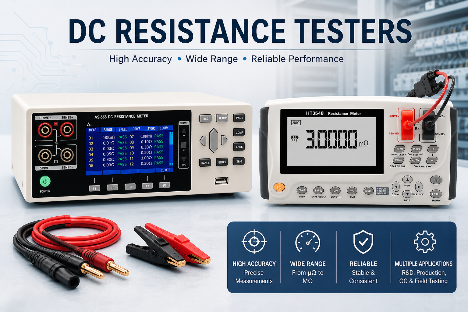 DC Resistance Testers