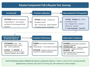 Passive-Component Full-Lifecycle Test Journey