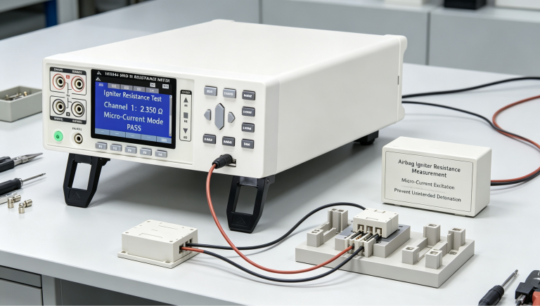 High-Voltage Distribution Box & Airbag Testing Solution.